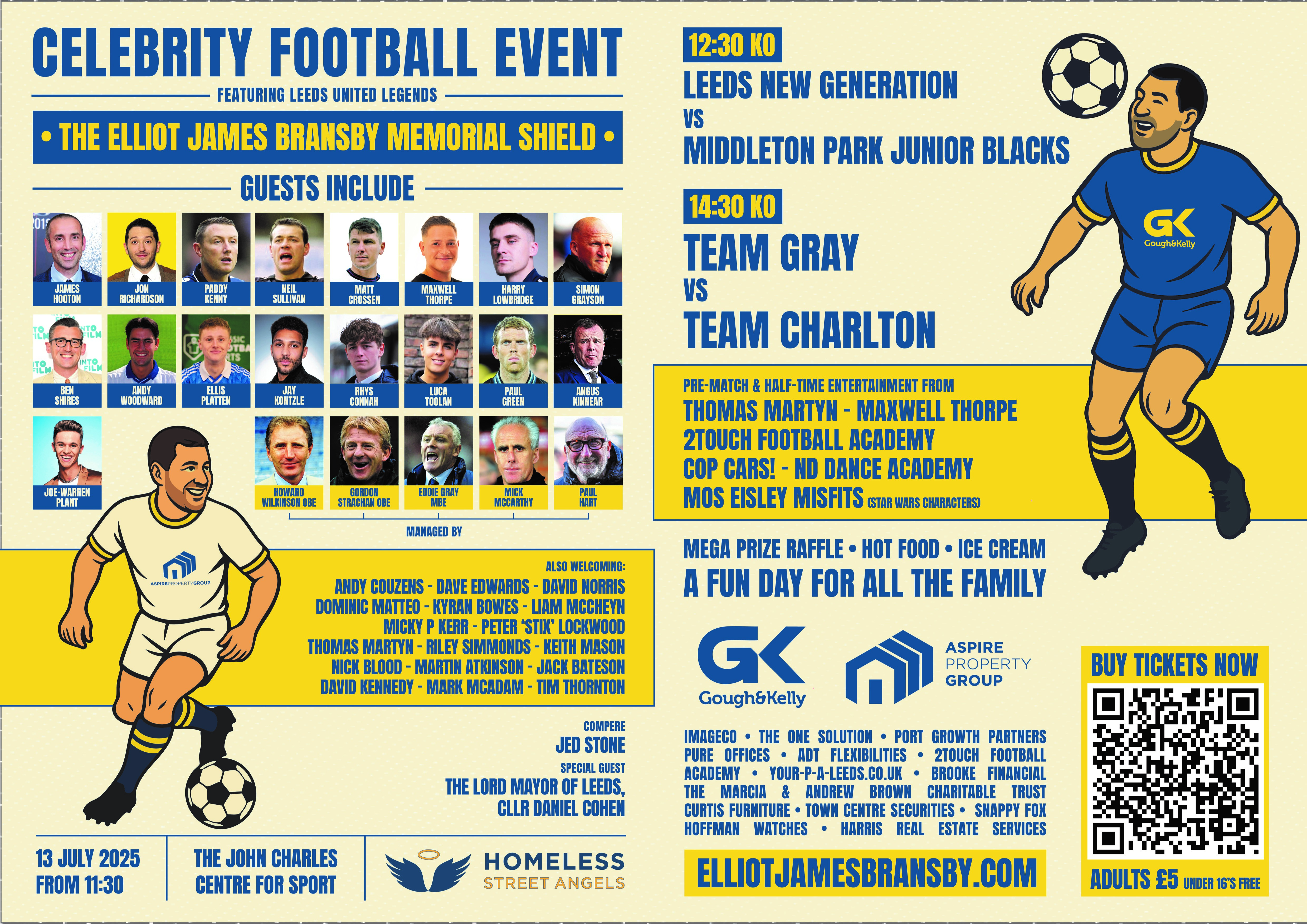 Gough & Kelly proud to sponsor Elliot James Bransby memorial match